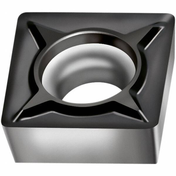 Walter - SCGT FM2 Grade WSM20S Turning Insert - TiAlN+Al2O3+(Al) Finish, 90° Square, 12.7mm Inscr Circle, 4.76mm Thick, 0.8mm Corner Radius - Eagle Tool & Supply