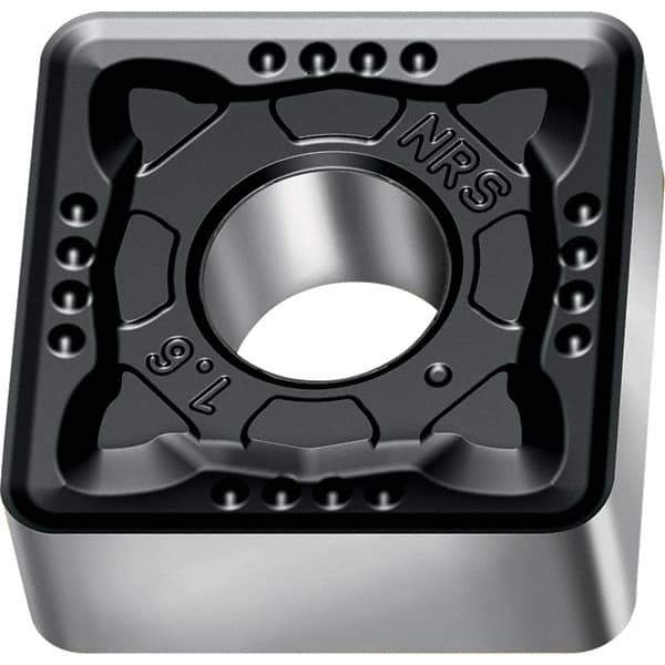 Walter - SNMG NRS Grade WSM20S Turning Insert - TiAlN+Al2O3+(Al) Finish, 90° Square, 12.7mm Inscr Circle, 4.76mm Thick, 0.8mm Corner Radius - Eagle Tool & Supply
