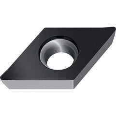 Walter - DPMW RK6 Grade WKK20S Turning Insert - TiCN+Al2O3+(TiCN) Finish, 55° Rhombic, 9.53mm Inscr Circle, 3.97mm Thick, 0.8mm Corner Radius - Eagle Tool & Supply