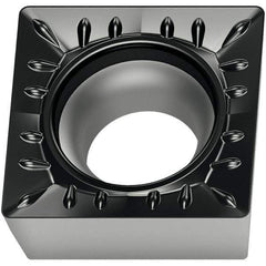 Walter - SCMT RM4 Grade WSM20S Turning Insert - TiAlN+Al2O3+(Al) Finish, 90° Square, 12.7mm Inscr Circle, 4.76mm Thick, 0.8mm Corner Radius - Eagle Tool & Supply