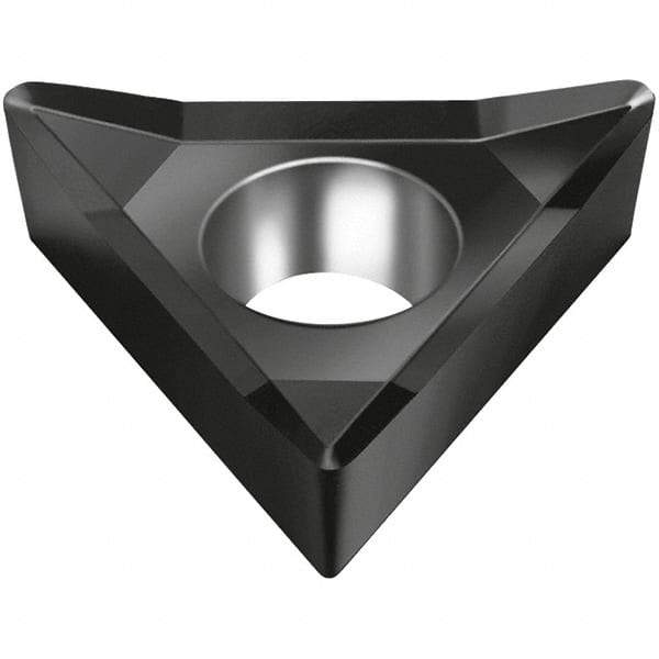 Walter - TCGT MN2 Grade WNN10 Turning Insert - TiAlN Finish, 60° Triangle, 6.35mm Inscr Circle, 2.38mm Thick, 0.4mm Corner Radius - Eagle Tool & Supply