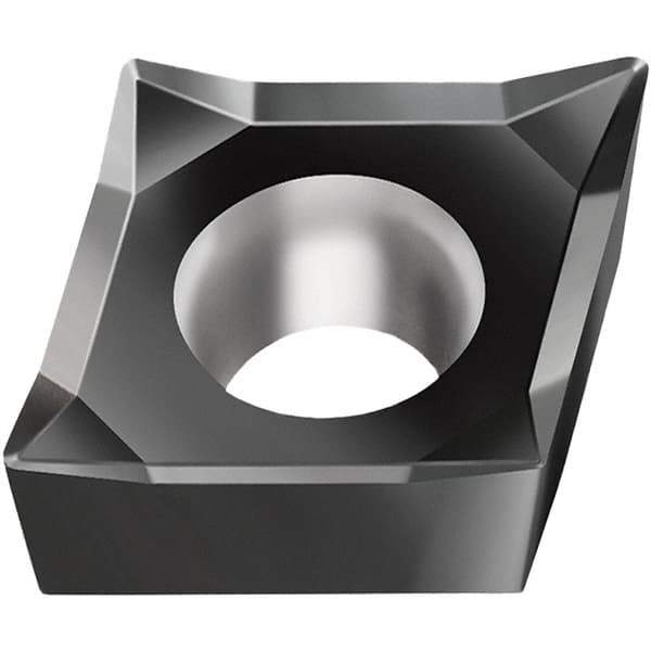 Walter - CCGT MN2 Grade WNN10 Turning Insert - TiAlN Finish, 80° Rhombic, 9.53mm Inscr Circle, 3.97mm Thick, 0.8mm Corner Radius - Eagle Tool & Supply