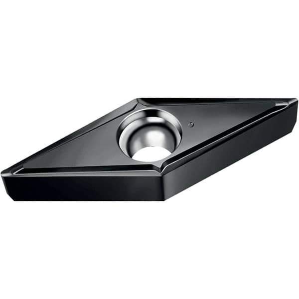 Walter - VCGT FN2 Grade WNN10 Turning Insert - TiAlN Finish, 35° Rhombic, 6.35mm Inscr Circle, 3.18mm Thick, 0.4mm Corner Radius - Eagle Tool & Supply