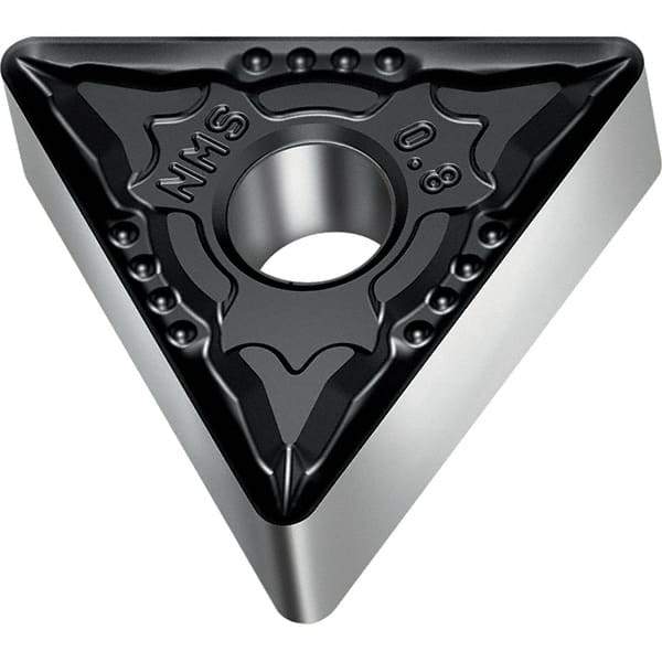 Walter - TNMG NMS Grade WSM20S Turning Insert - TiAlN+Al2O3+(Al) Finish, 60° Triangle, 9.53mm Inscr Circle, 4.76mm Thick, 0.4mm Corner Radius - Eagle Tool & Supply