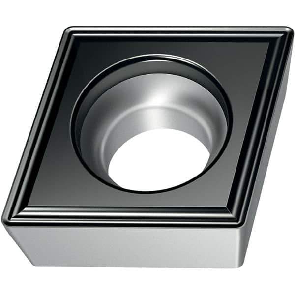 Walter - CCMT FP6 Grade WPP20S Turning Insert - TiCN+Al2O3+(TiCN) Finish, 80° Rhombic, 9.53mm Inscr Circle, 3.97mm Thick, 0.4mm Corner Radius - Eagle Tool & Supply