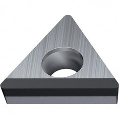 Walter - TCGW FS-9 Grade WDN10 Turning Insert - Polycrystaline Diamond Finish, 60° Triangle, 5.56mm Inscr Circle, 2.38mm Thick, 0.4mm Corner Radius - Eagle Tool & Supply