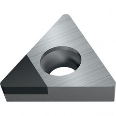 Walter - TCGW FS-1 Grade WDN10 Turning Insert - Polycrystaline Diamond Finish, 60° Triangle, 9.53mm Inscr Circle, 3.97mm Thick, 0.8mm Corner Radius - Eagle Tool & Supply
