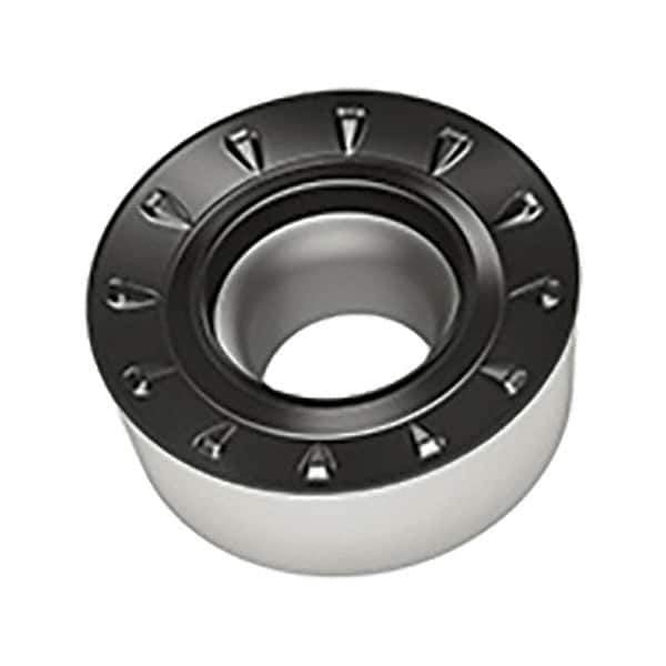 Walter - RCMT RK4 Grade WKK20S Turning Insert - TiCN+Al2O3+(TiCN) Finish, 0° Round, 16mm Inscr Circle, 6.35mm Thick, 8mm Corner Radius - Eagle Tool & Supply