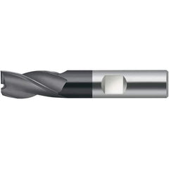 Walter-Prototyp - 13.7mm, 14mm LOC, 14mm Shank Diam, 75mm OAL, 3 Flute, Solid Carbide Square End Mill - TiAlN Finish, 30° Helix, Right Hand Cut, Right Hand Flute, Series MC716-W-3-A - Eagle Tool & Supply