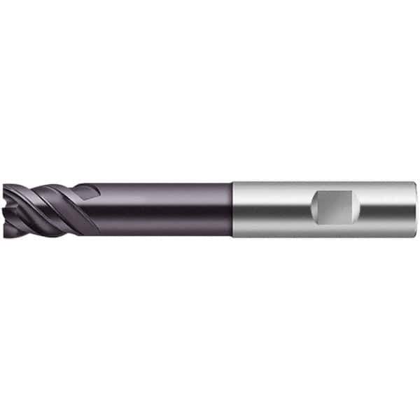 Walter-Prototyp - 10mm, 30mm LOC, 10mm Shank Diam, 72mm OAL, 4 Flute, Solid Carbide Square End Mill - TiAlN Finish, 50° Helix, Right Hand Cut, Right Hand Flute, Series MC326-W-4-BCJ - Eagle Tool & Supply