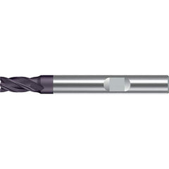 Walter-Prototyp - 7mm, 11mm LOC, 8mm Shank Diam, 58mm OAL, 4 Flute, Solid Carbide Square End Mill - TiAlN Finish, 30° Helix, Right Hand Cut, Right Hand Flute, Series MC111-W-4-A - Eagle Tool & Supply