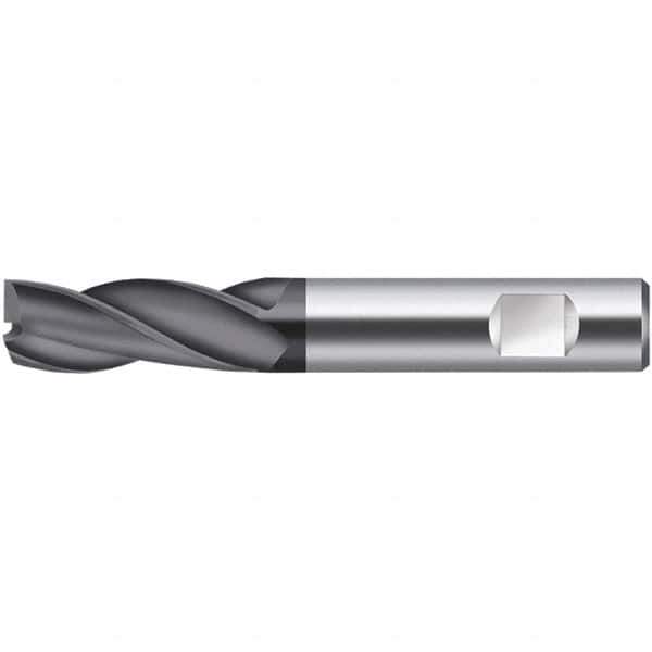 Walter-Prototyp - 2.5mm, 7mm LOC, 6mm Shank Diam, 57mm OAL, 3 Flute, Solid Carbide Square End Mill - TiCN Finish, 30° Helix, Right Hand Cut, Right Hand Flute, Series H3127116 - Eagle Tool & Supply