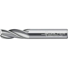 Walter-Prototyp - 10mm, 32mm LOC, 10mm Shank Diam, 100mm OAL, 3 Flute, Solid Carbide Square End Mill - TiCN Finish, 30° Helix, Right Hand Cut, Right Hand Flute, Series H3027416 - Eagle Tool & Supply