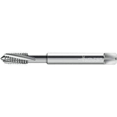 Walter-Prototyp - 1/4-20 ~DIN 2184-1 3 Flute 3B Semi-Bottoming Spiral Flute Tap - High Speed Steel, Uncoated, 81.41mm OAL, Right Hand Flute, Right Hand Thread, 5.020, Series 224164 - Eagle Tool & Supply