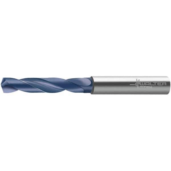 Walter-Titex - 17.8mm 140° Solid Carbide Screw Machine Drill Bit - Right Hand Cut, 73mm Flute Length, 123mm OAL - Eagle Tool & Supply