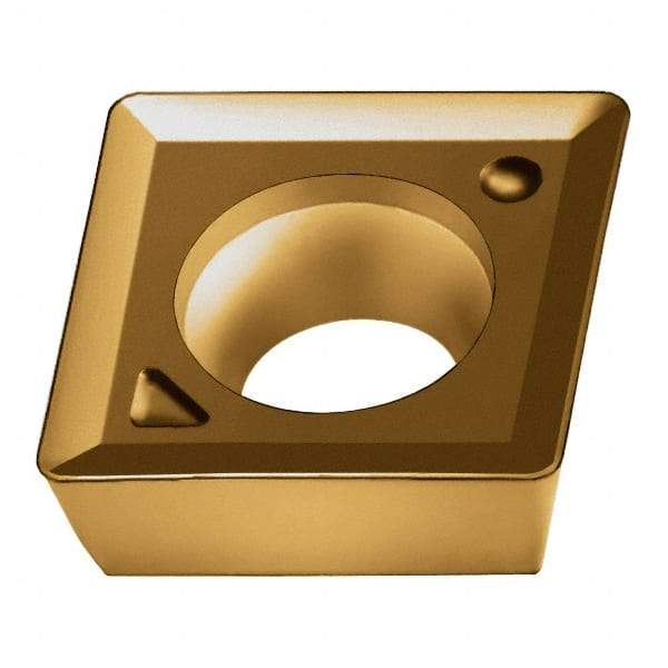 Walter - F57 Grade WSM35S Milling Insert - 3.18mm Thick, 6.35mm Inscribed Circle, 0.4mm Corner Radius - Eagle Tool & Supply