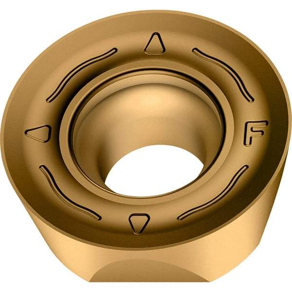 Walter - F67 Grade WSM45X Milling Insert - 4.76mm Thick, 12mm Inscribed Circle, 6mm Corner Radius - Eagle Tool & Supply