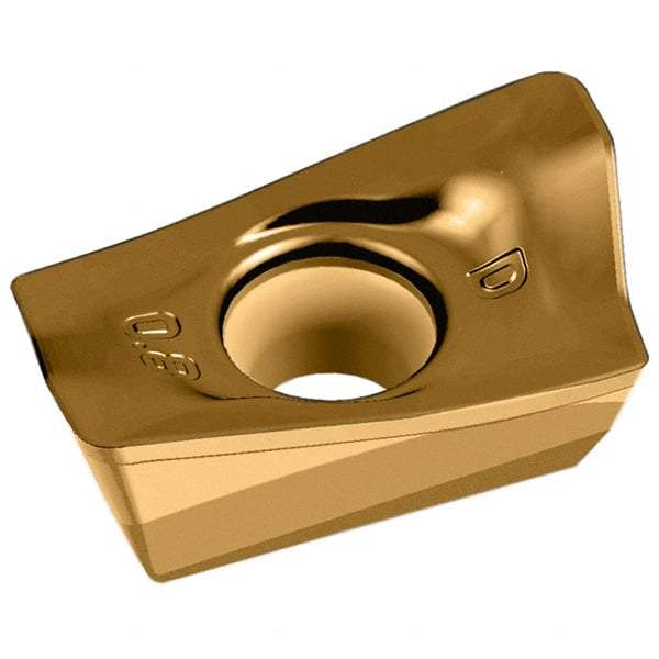 Walter - D51 Grade WKP35G Milling Insert - 6.15mm Thick, 10.8mm Inscribed Circle, 0.8mm Corner Radius - Eagle Tool & Supply