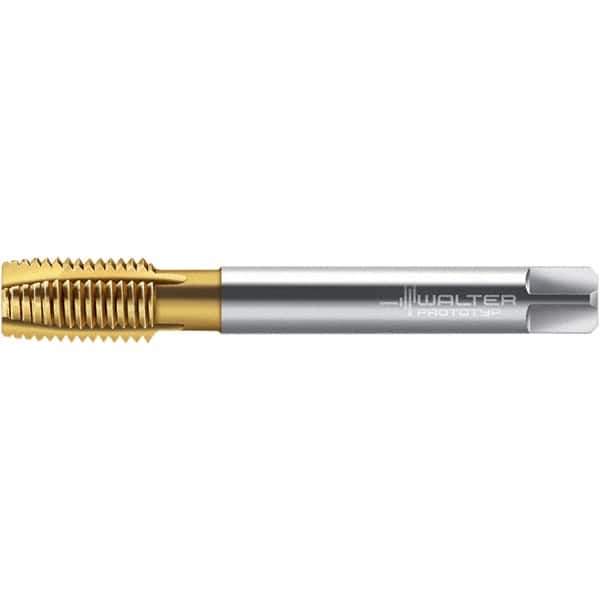 Walter-Prototyp - M22x2.50, 4 Flute, Oxide Finish, High Speed Steel Spiral Point Tap - Right Hand Thread, 140mm OAL, 30mm Thread Length, 16mm Shank Diam, Series TC216-M-L0 - Exact Industrial Supply