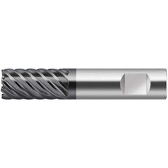 Walter-Prototyp - 8mm, 19mm LOC, 8mm Shank Diam, 63mm OAL, 6 Flute, Solid Carbide Square End Mill - TiCN Finish, 50° Helix, Right Hand Cut, Right Hand Flute, Series H3121138 - Eagle Tool & Supply