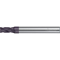 Walter-Prototyp - 7mm, 11mm LOC, 8mm Shank Diam, 58mm OAL, 4 Flute, Solid Carbide Square End Mill - TiAlN Finish, 30° Helix, Right Hand Cut, Right Hand Flute, Series MC111-A-4-A - Eagle Tool & Supply