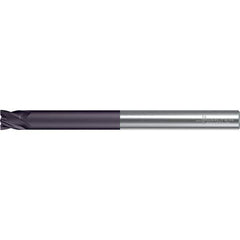 Walter-Prototyp - 10.3mm, 10mm LOC, 10mm Shank Diam, 150mm OAL, 4 Flute, Solid Carbide Square End Mill - TiAlN Finish, 30° Helix, Right Hand Cut, Right Hand Flute, Series MC112-A-4-X - Eagle Tool & Supply