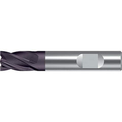 Walter-Prototyp - 6mm, 10mm LOC, 6mm Shank Diam, 54mm OAL, 4 Flute, Solid Carbide Square End Mill - TiAlN Finish, 30° Helix, Right Hand Cut, Right Hand Flute, Series MC111-W-4-A - Eagle Tool & Supply