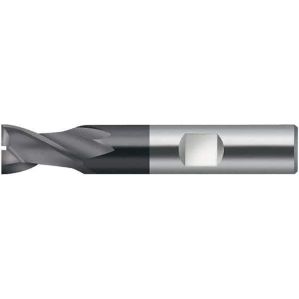 Walter-Prototyp - 2.5mm, 3mm LOC, 6mm Shank Diam, 50mm OAL, 2 Flute, Solid Carbide Square End Mill - TiAlN Finish, 30° Helix, Right Hand Cut, Right Hand Flute, Series MC716-W-2-A - Eagle Tool & Supply