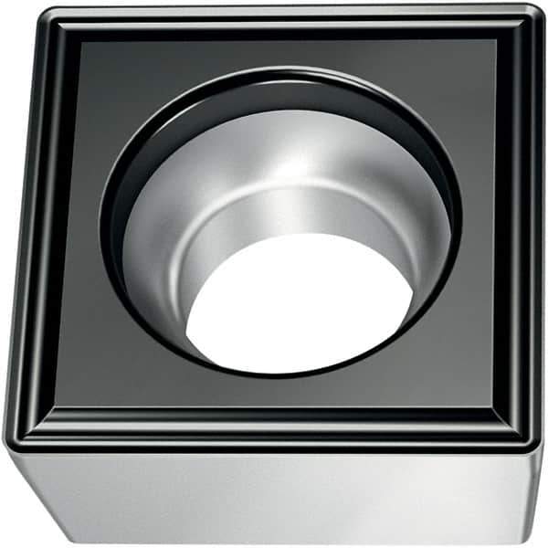 Walter - SCMT FP6 Grade WPP20S Turning Insert - TiCN+Al2O3+(TiCN) Finish, 90° Square, 12.7mm Inscr Circle, 4.76mm Thick, 0.8mm Corner Radius - Eagle Tool & Supply