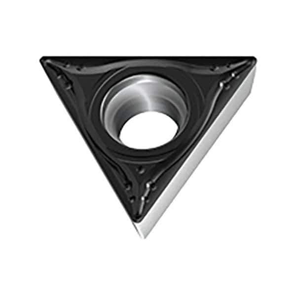 Walter - TCGT MM4 Grade WSM20S Turning Insert - TiAlN+Al2O3+(Al) Finish, 60° Triangle, 5.56mm Inscr Circle, 2.38mm Thick, 0.4mm Corner Radius - Eagle Tool & Supply