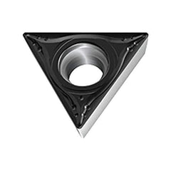 Walter - TCGT MM4 Grade WSM20S Turning Insert - TiAlN+Al2O3+(Al) Finish, 60° Triangle, 5.56mm Inscr Circle, 2.38mm Thick, 0.4mm Corner Radius - Eagle Tool & Supply