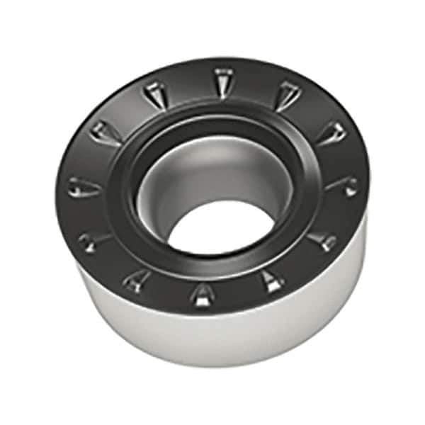 Walter - RCMT RM4 Grade WSM30S Turning Insert - TiAlN+Al2O3+(Al) Finish, 0° Round, 8mm Inscr Circle, 3.18mm Thick, 4mm Corner Radius - Eagle Tool & Supply