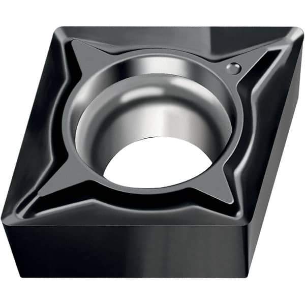 Walter - CCGT FN2 Grade WNN10 Turning Insert - TiAlN Finish, 80° Rhombic, 9.53mm Inscr Circle, 3.97mm Thick, 0.8mm Corner Radius - Eagle Tool & Supply
