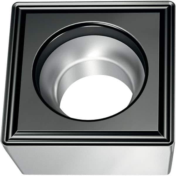 Walter - SCMT FM6 Grade WSM30S Turning Insert - TiAlN+Al2O3+(Al) Finish, 90° Square, 12.7mm Inscr Circle, 4.76mm Thick, 0.8mm Corner Radius - Eagle Tool & Supply