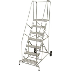 Cotterman - Rolling & Wall Mounted Ladders & Platforms Type: Rolling Warehouse Ladder Style: Rolling Safety Ladder - Eagle Tool & Supply