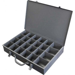 Durham - 24 Compartment Gray Small Parts Compartment Box - Eagle Tool & Supply
