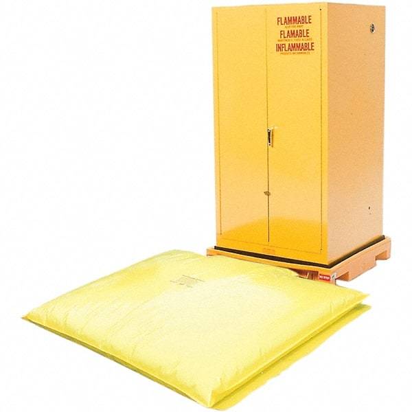 UltraTech - 93 Gal Sump, 1,500 Lb Capacity, 1 Drum, Polyethylene Safety Cabinet Bladder System - 37-3/4" Long x 37.75" Wide x 6-1/4" High - Eagle Tool & Supply