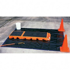 UltraTech - 99 Gal Sump, 4,500 Lb Capacity, Linear Low-Density Polyethylene Decon Deck, Non-Ambulatory - 82-1/2" Long x 25.88" Wide x 5-3/4" High - Eagle Tool & Supply