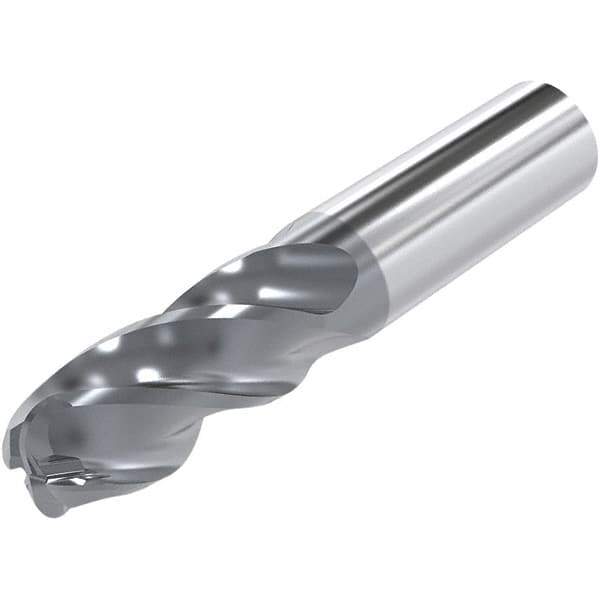 Niagara Cutter - 3/4", 4 Flute, Solid Carbide, 1/4" Corner Radius End Mill - 4" OAL, 30° Helix, Right Hand Flute, 1-1/2" LOC, Right Hand Cut - Eagle Tool & Supply
