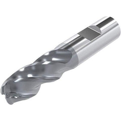Niagara Cutter - 3/4", 4 Flute, Solid Carbide, 1/4" Corner Radius End Mill - 5" OAL, 30° Helix, Right Hand Flute, 2-1/4" LOC, Right Hand Cut - Eagle Tool & Supply
