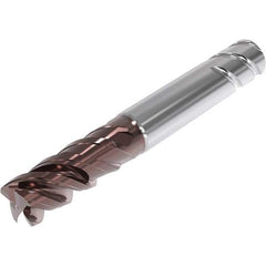 Seco - 10mm, 4 Flute, Single End, Solid Carbide, 2mm Corner Radius End Mill - 72mm OAL, 48° Helix, Right Hand Flute, 20mm LOC, Right Hand Cut, 29mm Extended Reach - Eagle Tool & Supply