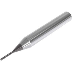 Seco - 3mm, 4 Flute, Single End, Solid Carbide, 0.15mm Corner Radius End Mill - 70mm OAL, 30° Helix, Right Hand Flute, 6mm LOC, Right Hand Cut, 21mm Extended Reach - Eagle Tool & Supply
