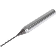 Seco - 3mm, 2 Flute, Single End, Solid Carbide, 0.15mm Corner Radius End Mill - 90mm OAL, 30° Helix, Right Hand Flute, 4.5mm LOC, Right Hand Cut, 45mm Extended Reach - Eagle Tool & Supply