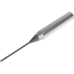 Seco - 3mm, 2 Flute, Single End, Solid Carbide, 0.15mm Corner Radius End Mill - 100mm OAL, 30° Helix, Right Hand Flute, 4.5mm LOC, Right Hand Cut, 60mm Extended Reach - Eagle Tool & Supply