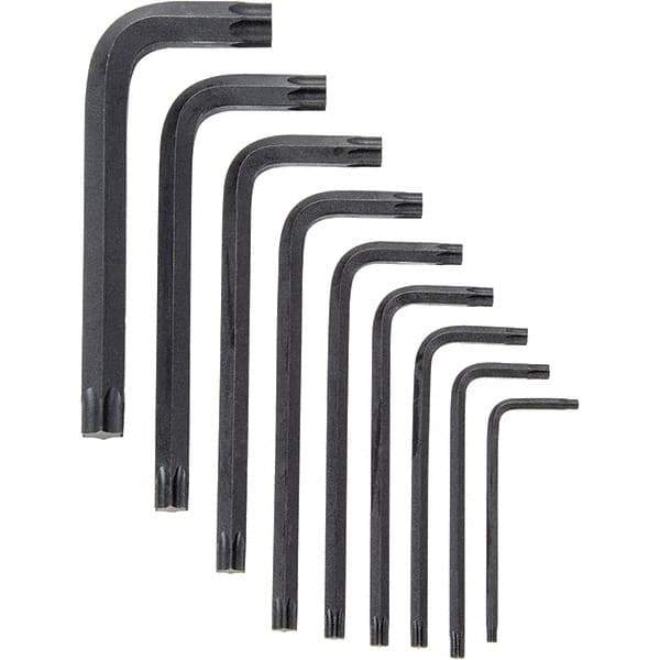 Stanley - 10 Piece T10 to T55 Assortment Torx Key Set - 10 Torx Size - Eagle Tool & Supply