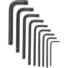 Stanley - 10 Piece T10 to T55 Assortment Torx Key Set - 10 Torx Size - Eagle Tool & Supply