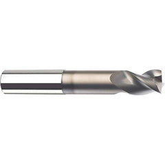 SGS - 20mm, 3 Flute, Single End, Solid Carbide, 0.1181" Corner Radius End Mill - 150mm OAL, 38° Helix, 25mm LOC, Right Hand Cut - Eagle Tool & Supply