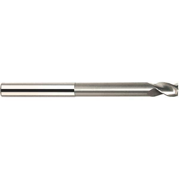 SGS - 10mm, 3 Flute, Single End, Solid Carbide, 0.0945" Corner Radius End Mill - 100mm OAL, 38° Helix, 14mm LOC, Right Hand Cut - Eagle Tool & Supply