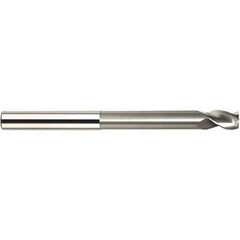 SGS - 10mm, 3 Flute, Single End, Solid Carbide, 0.0945" Corner Radius End Mill - 100mm OAL, 38° Helix, 14mm LOC, Right Hand Cut - Eagle Tool & Supply