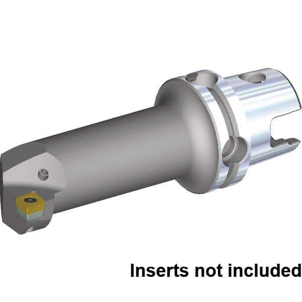 Kennametal - Right Hand Cut, 50mm Min Bore Diam, Size KM4X63 Steel Modular Boring Cutting Unit Head - 114.05mm Max Bore Depth, Through Coolant, Compatible with CC.. 432, CC.. 120408 - Eagle Tool & Supply